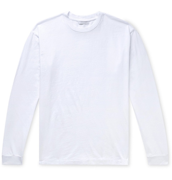 Photo: John Elliott - University Oversized Cotton-Jersey T-Shirt - White