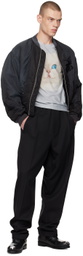 Magliano Black Protesta Bomber Jacket