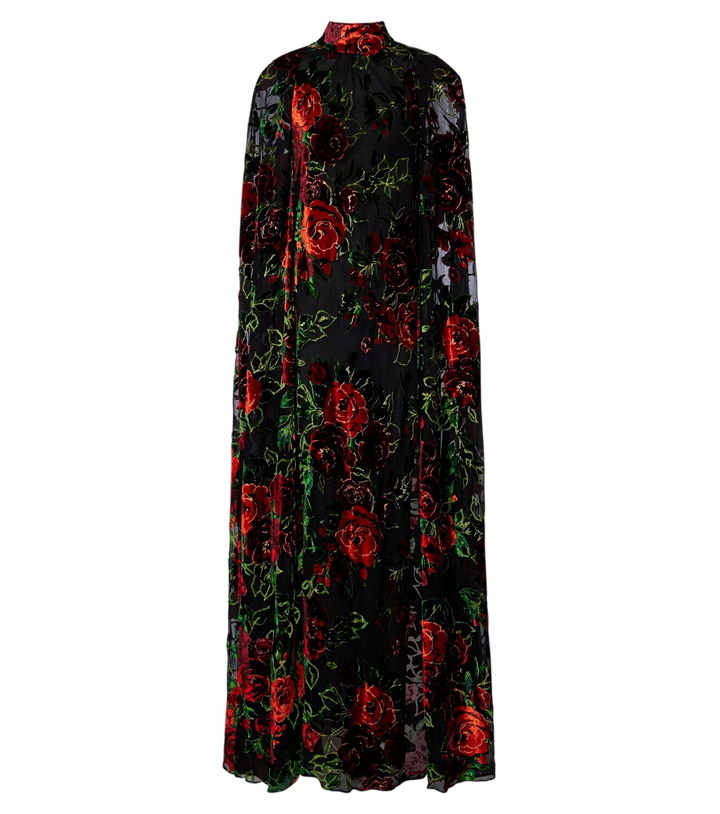 Photo: Rodarte Floral devoré velvet gown