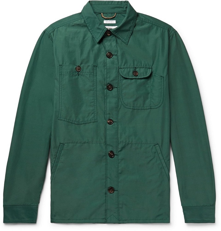 Photo: Freemans Sporting Club - Cotton and Nylon-Blend Overshirt - Green