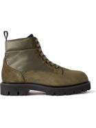 Paul Smith - Dizzie Suede and Nylon Boots - Green