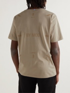 MCQ - Logo-Appliquéd Printed Cotton-Jersey T-Shirt - Neutrals