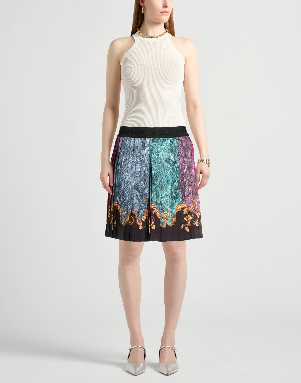 Versace Jeans Couture Womens Mini skirt in Black