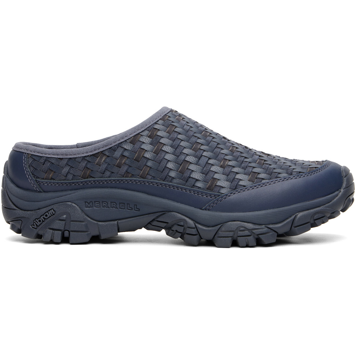 Merrell 1TRL Gray Moab 2 Leather Slide Flats