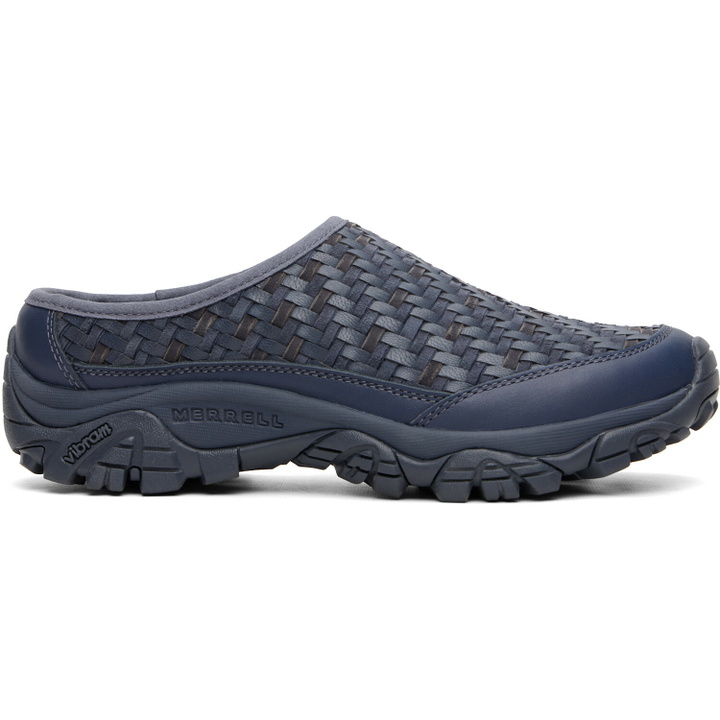 Photo: Merrell 1TRL Gray Moab 2 Leather Slide Flats