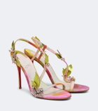 Christian Louboutin Rosa Fruit embellished satin sandals