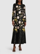GIAMBATTISTA VALLI Sequined Open Back Long Dress