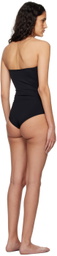 Bottega Veneta Black Knot Ring One-Piece Swimsuit