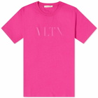Valentino Men's VLTN T-Shirt in Pink