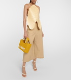 Loewe Paula's Ibiza Small logo raffia tote bag