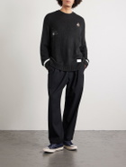 Neighborhood - Savage Embroidered Woven Sweater - Black