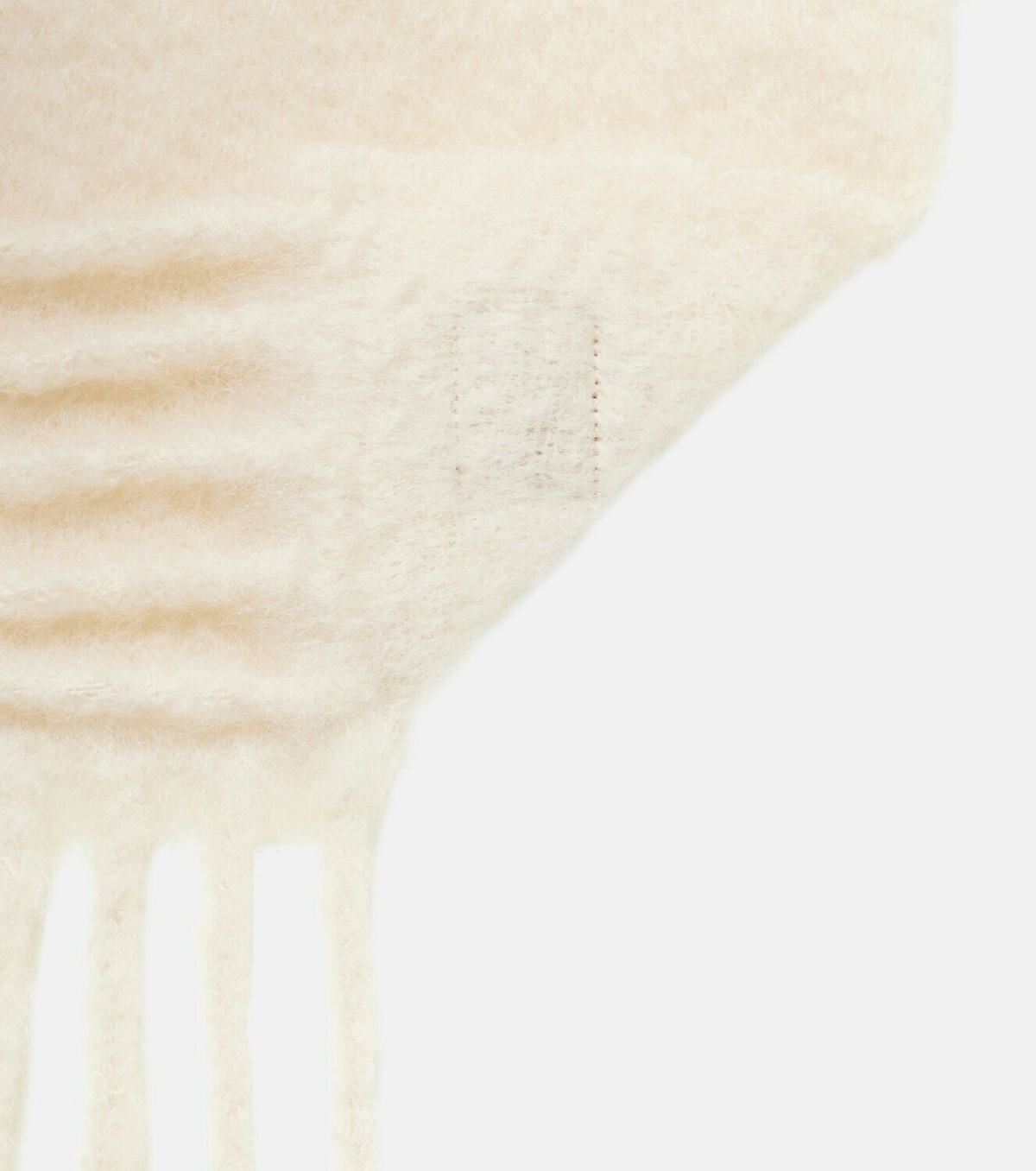 Loewe Fringed mohair and wool-blend scarf