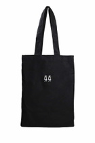 44 Label Group Tote In Black Cotton