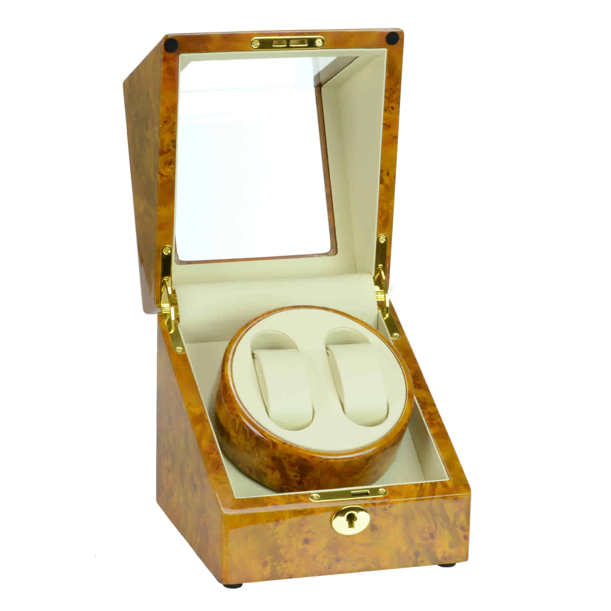 Steinhausen Heritage Burlwood Double Watch Winder SW1803