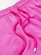 VILEBREQUIN - Moorea Embroidered Mid-Length Swim Shorts - Pink