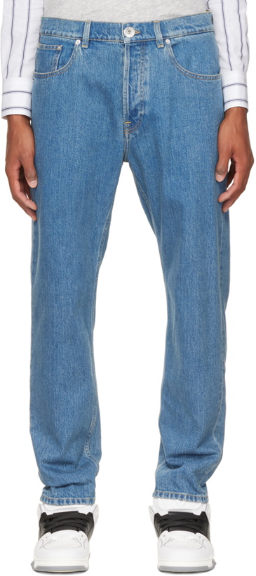 Photo: Lanvin Blue Tapered Jeans