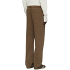 Entire Studios Brown Straight-Leg Sweatpants
