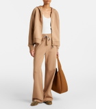 'S Max Mara Cotton-blend jersey wide-leg sweatpants