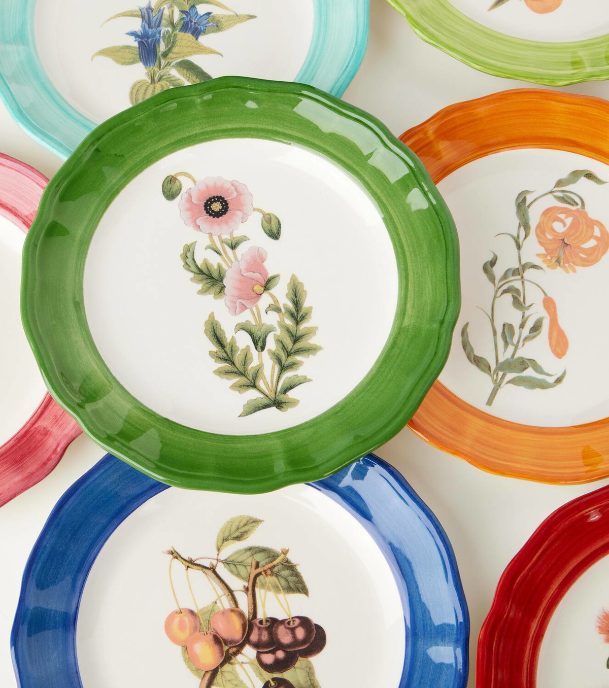 Les-Ottomans A Garden For The Sultan set of 4 plates