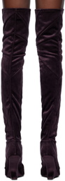 Rick Owens Lilies Purple Cantilever 11 Boots