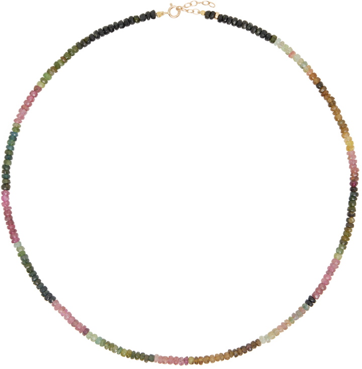 Photo: JIA JIA Multicolor October Birthstone Tourmaline Beaded Necklace