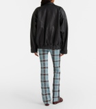 Acne Studios Checked wool-blend slim pants