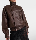 Saint Laurent Leather blouson