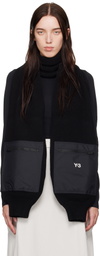 Y-3 Black Sleeve Shawl