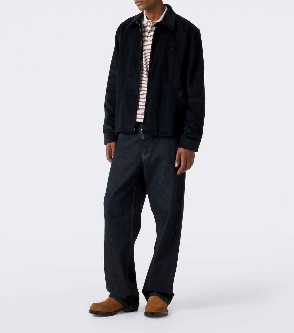 Wales Bonner Drew cotton corduroy jacket