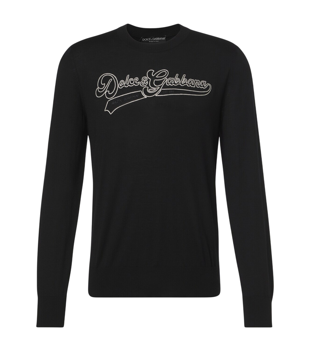 DOLCE&GABBANA DGロゴ カシミア半袖 ポロニットセーターM 正規品 Dolce & Gabbana Sweater Blue Mens Dolce & Gabbana