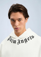 Palm Angels Neck Logo Hoodie