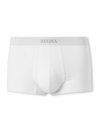 Zegna - Stretch-Cotton Boxer Briefs - White