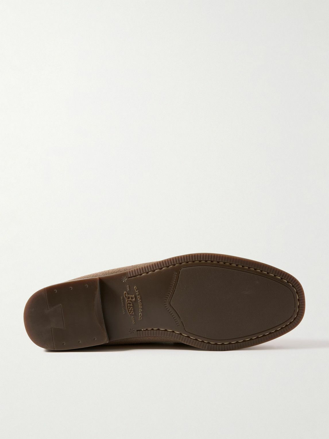 G.H. BASS - Weejuns Lincoln Embellished Suede Loafers - Neutrals
