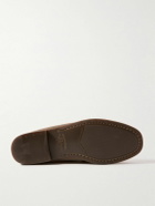 G.H. BASS - Weejuns Lincoln Embellished Suede Loafers - Neutrals