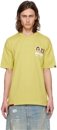 AAPE by A Bathing Ape Yellow Patch T-Shirt