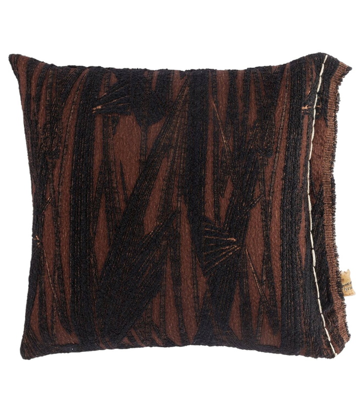 Photo: The House of Lyria Ciria embroidered cotton-blend cushion
