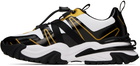 Versace Jeans Couture White & Black Trail Trek Sneakers