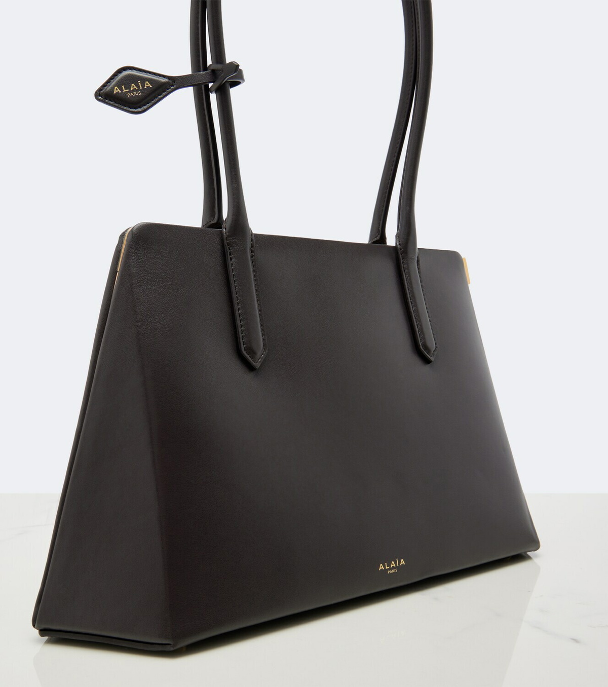 Alaïa Prisme leather shoulder bag