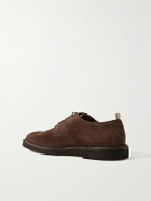 Officine Creative - Hopkins 115 Suede Derby Shoes - Brown