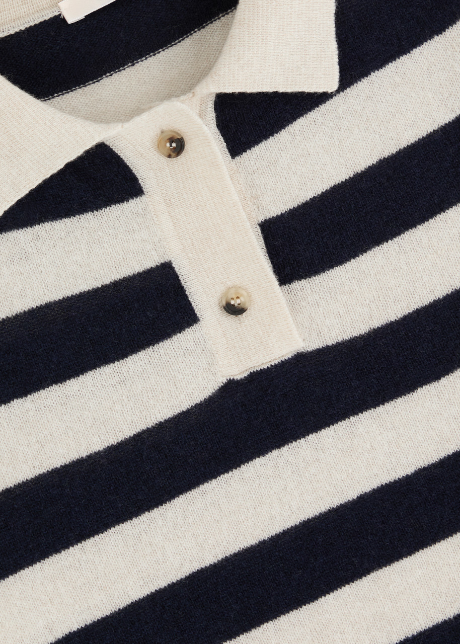 Haikure Pauline Striped-intarsia Wool-blend Jumper Stripe