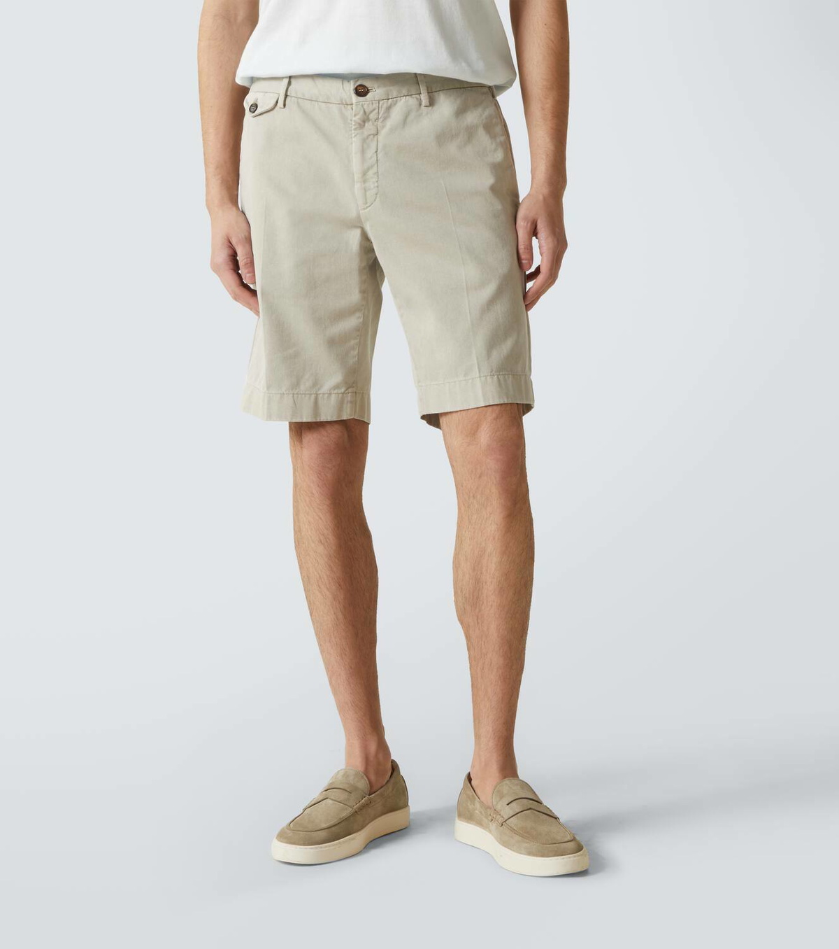 Incotex Cotton slim Bermuda shorts