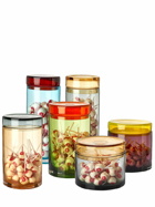 POLSPOTTEN - Caps & Jars Set Of 3 Glass Containers