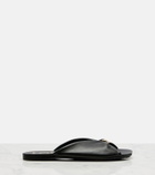 Loewe Paula's Ibiza Pebble leather slides
