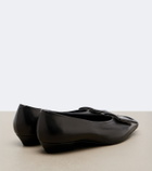 Roger Vivier Pointy leather ballet flats