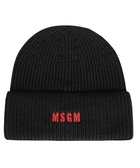 MSGM Ribbed Knit Beanie