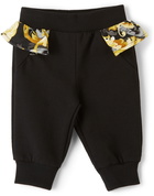 Versace Baby Black Baroccoflage Medusa Track Suit