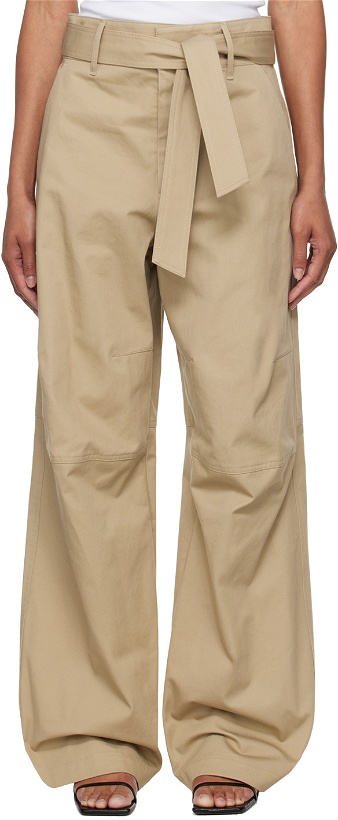 Photo: Recto Beige Worker Trousers