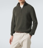 Agnona Cashmere half-zip sweater