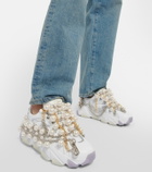 Junya Watanabe Embellished leather sneakers