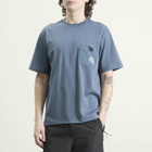 Karma8a Men's Front Pocket T-Shirt in Navy